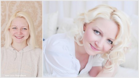 Proměna andělské Haničky.